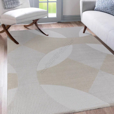 Рельефный турецкий ковер Dallas 0E828A D.BEIGE_BEIGE