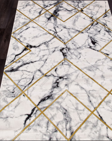 Ковер турецкий 04481G OMEGA (полиэстер хит сет, серый)