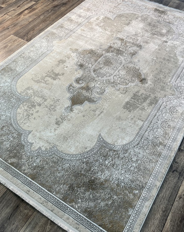 Ковер турецкий 1106 SOHO TUR (Акрил - Полиэстер, бежевый, серый)