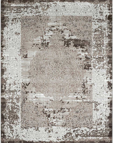 Ковер турецкий 36561C Sanat Viscon (полиэстер хит сет, бежевый)