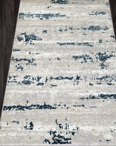 Ковер российский F298 PALERMO (PP Heatset Высокоплотный, синий, серый)