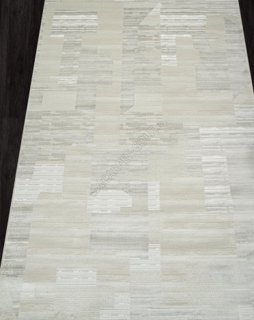 Ковер российский F190 SIRIUS (PP Heatset Высокоплотный, кремовый)