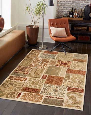 Ковер бельгийский 38257-6262-60 Genova (Вискоза, бежевый)