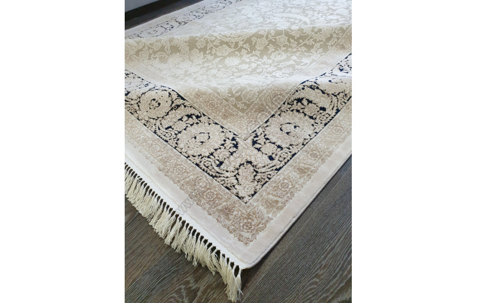 Турецкий ковер SHIMAL 9070D B.CREAM- B.BLUE
