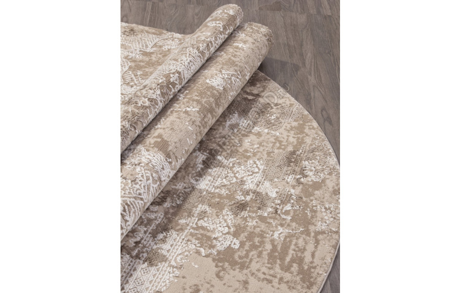 Ковер 03851B - BROWN / BROWN - Овал - коллекция ARMINA