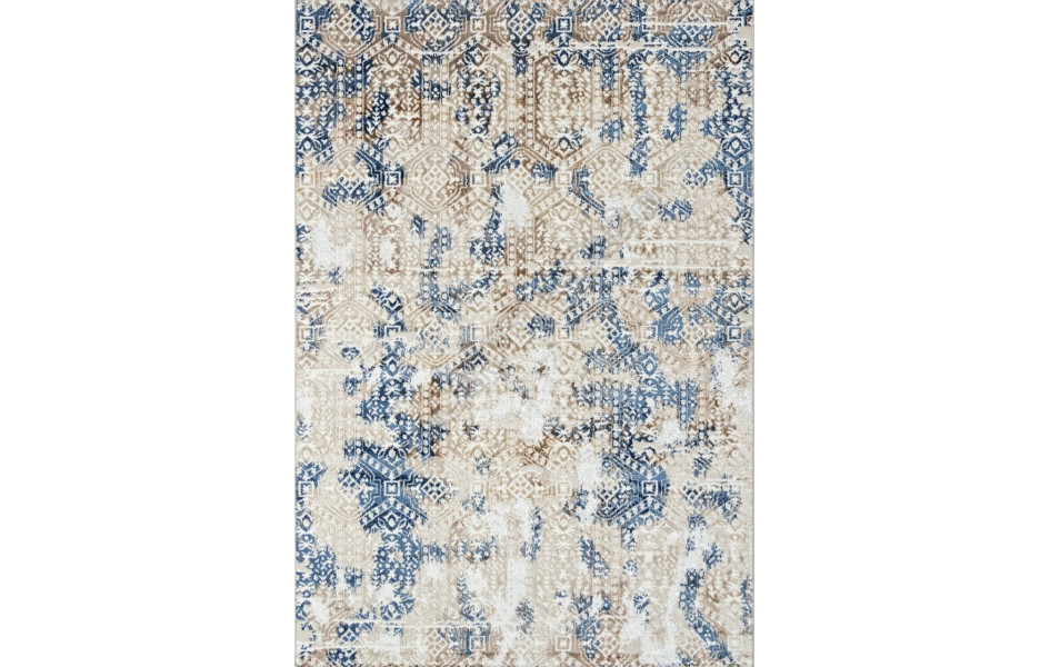 Ковер O1699 - 630 CREAM / BLUE - Прямоугольник - коллекция ANTEP