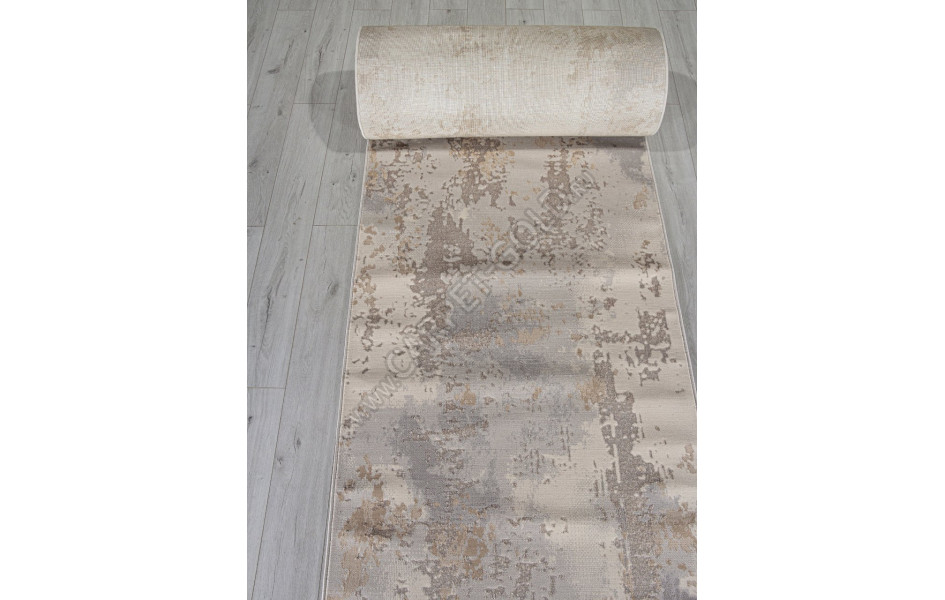 Ковер F171 - DARK BEIGE - Дорожка - коллекция LIMAN